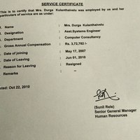TCS Experience  Doc