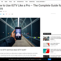 Social media marketing article