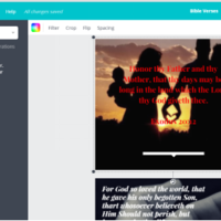 Creating pictures using Canva