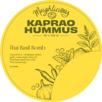 Brand & Packaging Design for Homemade Hummus