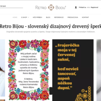 retrobijou.sk - WordPress e-commerce, design