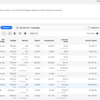 Facebook ad Manager 