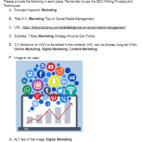 SEO Writing 1  (FVA Consultancy)