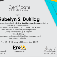 Online Bookkeeping Course Certification