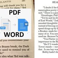 Convert Pdf to word 