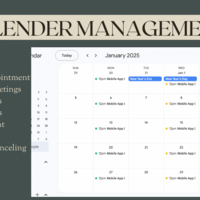 CALENDAR MANAGEMENT 