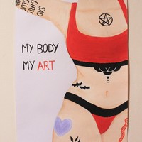 My Body: Acrylic print