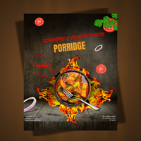 Food marketing flyer