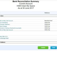 Xero Reconciliation Summary