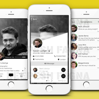 iPhone app UI
