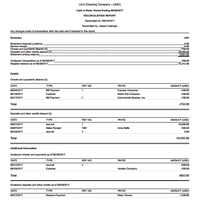 Reconciliation in Quickbooks