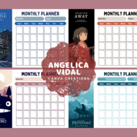 Sample Calendars created in Canva