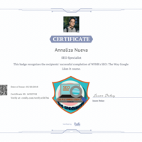 SEO Specialist Certificate