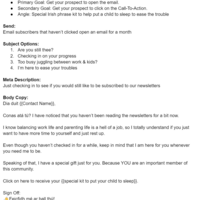 Language guide re-engagement mail