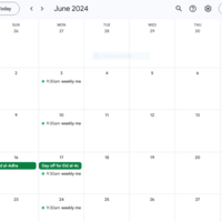 Calendar management