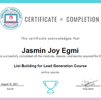 List Building for Lead Generation Certificate