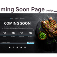 Coming Soon Page Design