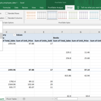 PIVOT IN TABULAR FORM