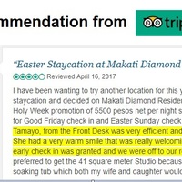 Customer Service Commendation 1