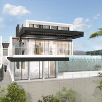 Modern luxurious villa concept 