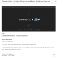 Upwork Project Management Job