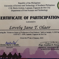 Certificate of Leadership
