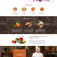 Restaurant Landing page Design
