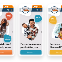 Childcare Mobile Hero Section