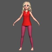 stylized girl 1