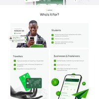 Landing Page design for Trybal