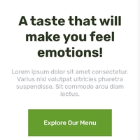 A responsive restuarant landing page 