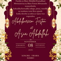 wedding invitation