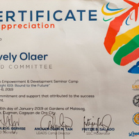 Certificate of Leadership