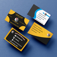 Business card design mockup