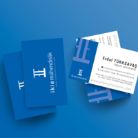 Business Card Design for ikie Mühendislik