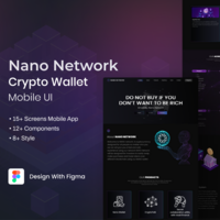 Nano Network (Crypto) Website UI