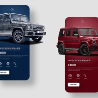 Mercedes Benz Mobile App UI Design