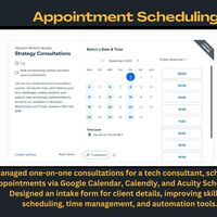 Appointment scheduling