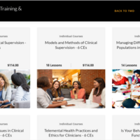 Online Courses Screen
