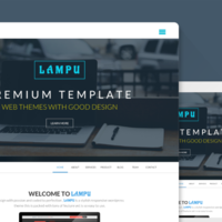 One page HTML Template
