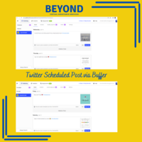 Scheduled Posting using Buffer