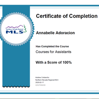 MLS Certificate