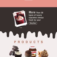 "The Cake Lands Egypt" website