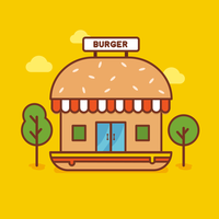 Burger Shop(illutration)
