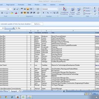 Excel work