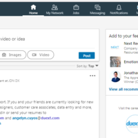 Social media posting for recruitment