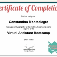 Training Certificate