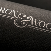 Iron and Wood Logo design