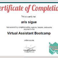 Virtual Assistant Training Certificate
