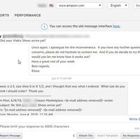 Amazon seller central email handling